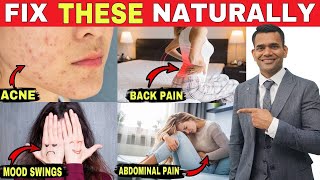 Fix These Problems Naturally  Control PMS Naturally [upl. by Ilwain144]