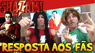 🎬 Shazam FILME ⚡ RESPOSTA AOS FÃS  Irmãos Piologo Filmes [upl. by Kaleb]