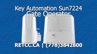 SUN7224 Key Automation Sliding Gate Operator Installation  Max 700KG Weight  Royal Gates [upl. by Serafina]