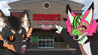 cringe furries go to the thrift store vlog [upl. by Armillda994]