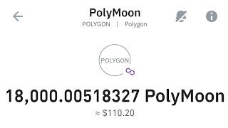 PolyMoon New Airdrop Free 110 Income For Everyone Dont Miss [upl. by Skier]