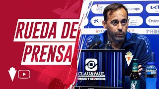 RUEDA DE PRENSA  Fran Fernández quotHemos sabido sufrir y no es fácil ganar aquíquot [upl. by Naga]