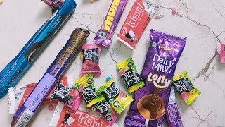 Satisfying video Asmr lollipops candy and Chocolate gummy candy unboxing video Asmr [upl. by Neelon249]