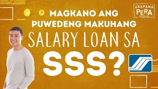 Vince Rapisura 2247 Magkano ang puwedeng makuhang salary loan sa SSS [upl. by Innaig963]