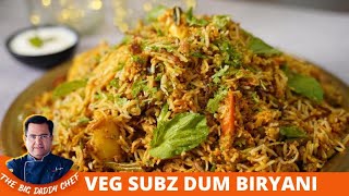 Veg Dum Biryani Recipe Restaurant Style  आसान वेज दम बिरयानी घर पर  Easy Vegetable Biryani Recipe [upl. by Nnagrom812]