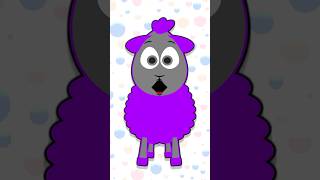 A PURPLE SHEEP lullaby BabyBigMouth shorts baabaablacksheep nurseryrhymes [upl. by Raimes]