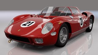 Assetto Corsa 1963 Ferrari 250 P at Abulzz Targa Florio 0113 [upl. by Ahsiekan130]