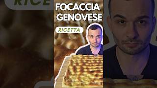 Focaccia genovese ricetta facile pizzafattaincasa focaccia pane [upl. by Pruter713]