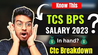 TCS BPS Salary  2023  Ctc Breakdown  Salary Increment  Hike  in Hand Salary  Kn Academy [upl. by Yor]