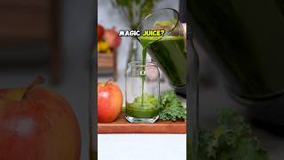 A Black Magic Juice 🍎🥬 happyjuice greenjuice healthyrecipes [upl. by Sixel228]