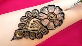 Very beautiful stylish mehndi design  easy amp simple mehndi design  mehndi design  mehndi [upl. by Monafo]