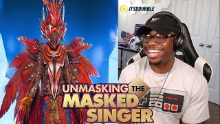 The Masked Singer Season 5 THE PHEONIX Clues Performances UnMasking REACTION [upl. by Aicital]