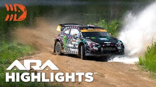 Pastrana Crash Opens the Door  ARA Ojibwe Forests Rally 2022 Highlights [upl. by Renaldo]