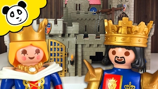 ⭕ PLAYMOBIL  Königsburg der Löwenritter  Spielzeug auspacken amp spielen  Pandido TV [upl. by Chiarra]