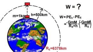 Physics 18 Gravity 17 of 20 Application of Gravitational Potential Energy [upl. by Helene330]