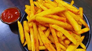 French Fries RecipeHomemade Crispy French FriesPotato Snacks [upl. by Wilber619]