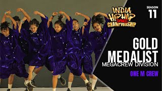 THE ONE M DANCE CREW ODISHA MEGA CREW DIVISION GOLD MEDALIST [upl. by Merkley]