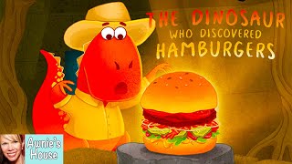 🍔 Kids Book Read Aloud THE DINOSAUR WHO DISCOVERED HAMBURGERS [upl. by Enelyahs434]