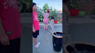 Water prank funny video 🫣🤩😍🥳🥳 chllange chill water waterprank waterproof [upl. by Takashi338]