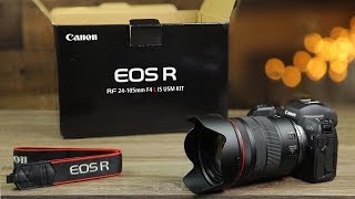 Canon EOS R Unboxing amp First Impressions [upl. by Cohette946]