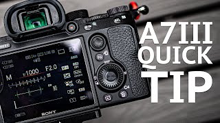 Sony A7iii  CHANGE your SETTINGS FAST [upl. by Siriso]