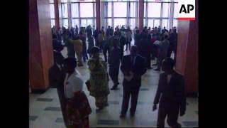 Zaire  Mobutu returns to Kinshasa [upl. by Annaira]