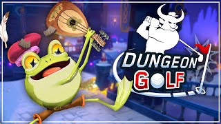 MINIGOLF IN A DUNGEON  Dungeon Golf 4Player Gameplay [upl. by Peck]