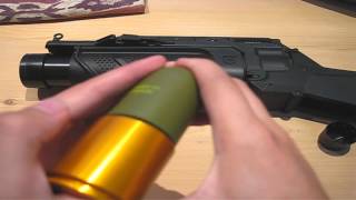 Airsoft ICS 40mm Grenade Shell Review [upl. by Boycie670]