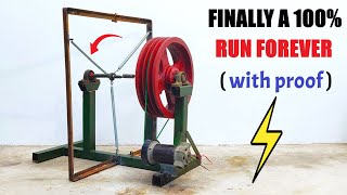 Build Flywheel Spring Machine Make Electricity Free Energy Generator 220v Perpetual Motion [upl. by Sheba119]