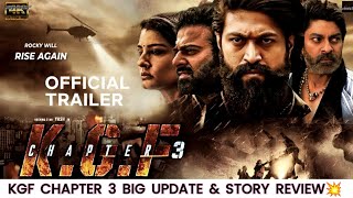 KGF CHAPTER 3 Trailer REVIEW  Rocking Star Yash  Prashanth Neel  Starter Movie Story [upl. by Eedyah]