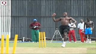 Fidel Edwards  West Indies fast bowler [upl. by Cyprio]