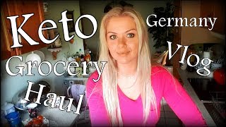 KETO GROCERY HAUL GERMANY VLOG 1 [upl. by Fiona485]