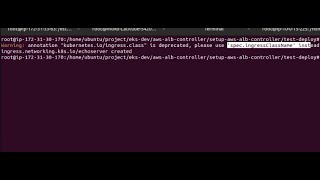 How to solve kubernetes kubernetesioingressclass is deprecated please use specingressClassName [upl. by Natelson]