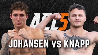 Tanner Johansen vs Reas Knapp  Amateur MMA Fight  Absolute Combat League 5 [upl. by Cita]