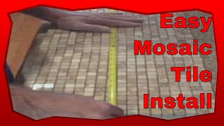 How To Install Ceramic Mosaic Tile [upl. by Mady]