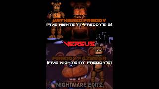 Withered Freddy VS Freddy Fazbear [upl. by Aphrodite]