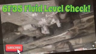 Checking Transmission Fluid Level  Ford Escape Fusion Transit Connect Explorer 4Cyl [upl. by Eldnek691]