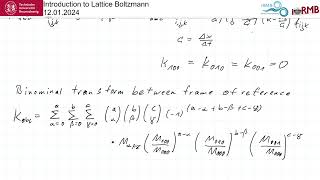 Introduction to Lattice Boltzmann 10 Cumulant method [upl. by Daffie]