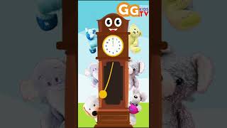 Hickory Dickory Dock shorts nurseryrhymes hickorydickorydockpoem [upl. by Ardnuhsor]