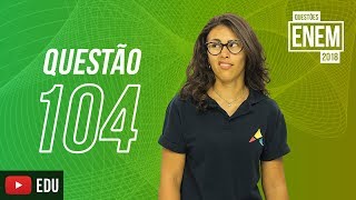 ENEM 2018  Síntese  Questão 104 caderno amarelo [upl. by Jocelin]