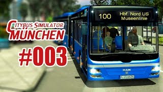 City Bus Simulator München 003  Mit dem Gelenkbus am Depot [upl. by Berke492]