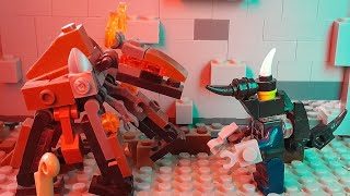 Ablecross VS Moonlight Beast  Lego Stop motion Animation  Kaiju Universe [upl. by Aisac75]