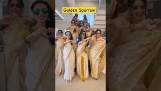 Golden Sparrow reels  🏵️ 🛶 🌼 🌴 🥥 Onam dance 2024 [upl. by Yeltrab]