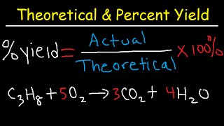 How To Calculate Theoretical Yield and Percent Yield [upl. by Savadove580]