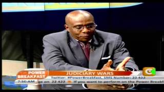 Power Breakfast Interview With Ahmednasir Abdullahi Judiciary Wars [upl. by Wilinski]