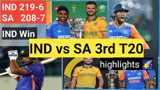 IND vs SA T20 highlights । India vs South Africa t20 match highlights।indvssamatchhighlights [upl. by Nimajaneb]