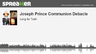 Joseph Prince Communion Debacle part 1 of 4 made with Spreaker [upl. by Zebadiah992]