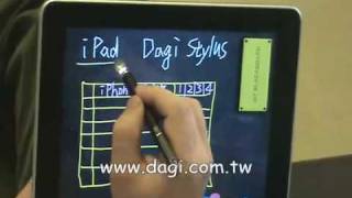 DAGi release iPad Stylus\ iPad Styli\ iPad Pen P501 DAGi Stylus [upl. by Nuahc]