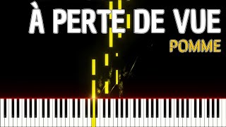 🚩À perte de vue  POMME Piano Tutorial pianotutorial [upl. by Victoir668]