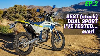 2024 Husqvarna FE501S  First Ride OnOff Road amp tech specs [upl. by Catherin247]